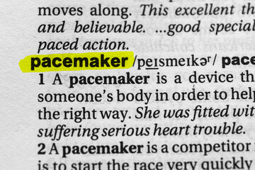 Highlighted word pacemaker concept and meaning.