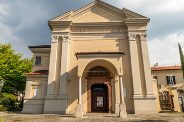 The beautiful church of the Carmine in Luino