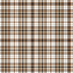 Brown Ombre Plaid textured Seamless Pattern