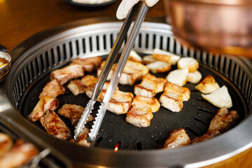 Korean pork barbecue