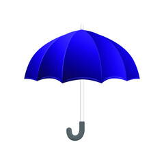 Umbrella Cloud Sign Emoji Icon Illustration. Weather Vector Symbol Emoticon Design Symbol Vector.