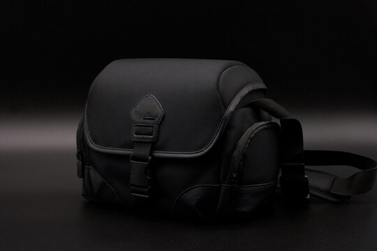 torba fotografia osprzęt czarna materiałowa