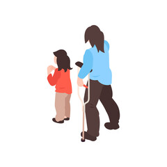 Poor People Charity Composition