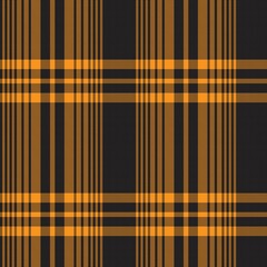 Orange Ombre Plaid textured Seamless Pattern