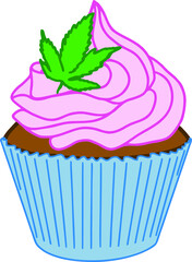 weedy cake edible