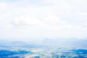 Loei Province Thailand Phu Kradueng National Park. Is one of the attractions of the most famous of...