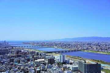 大阪市内の眺め