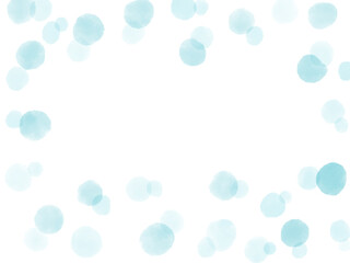 水滴のような透明感のある水玉の壁紙素材、涼しそうな背景