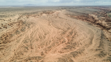 Harman Tsav desert aerial view