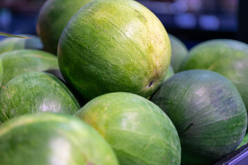 Delicious looking green watermelon  tasty Fruit