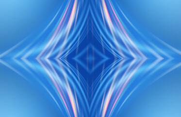 Delicate futuristic background. Neon lines, waves, glow on an abstract background.