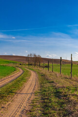 road in the countryside