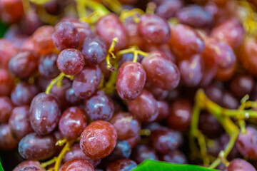 Delicious looking bunch of Grapes tasty Fruit