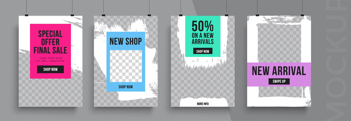 Poster template. Easy to adapt to brochure, annual report, magazine, poster, card, corporate presentation, portfolio, flyer, banner, website, app