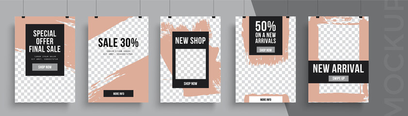 Big sale poster template. Can be used for poster, brochure, magazine, app, card, book, flyer, banner, anniversary