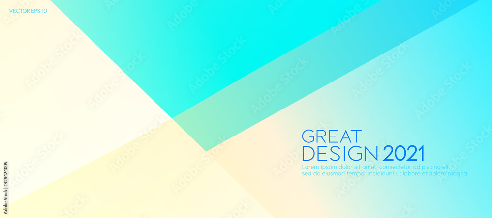 Poster abstract corporate background with geometric shape. modern concept banner template for business pres