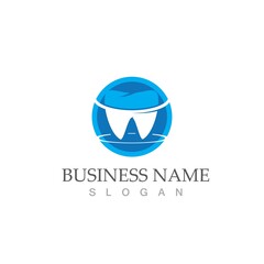 Dental logo Template vector illustration