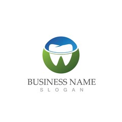 Dental logo Template vector illustration