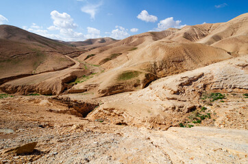 Desert landscape near Jerusalem, Israel.