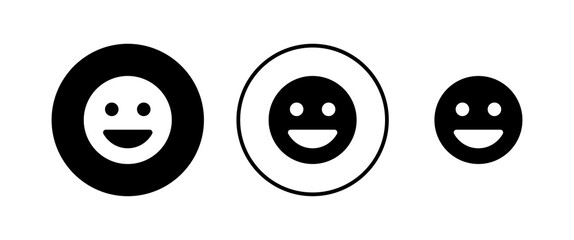 Smile icons set. Smile vector icon. Emoticon Icon vector. Emoji