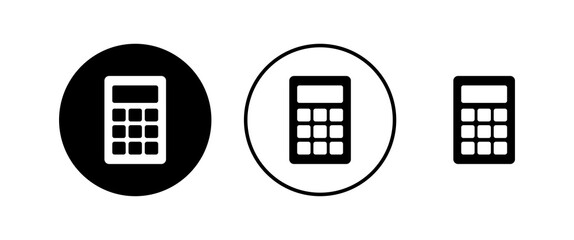 Calculator icons set. Calculator vector icon