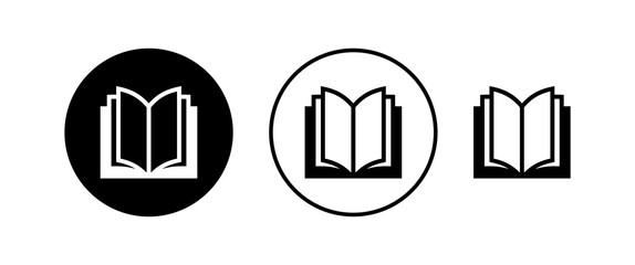Book icons set. Book vector icon
