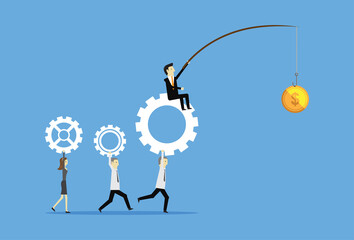 Use money as bait to make employees hard working
