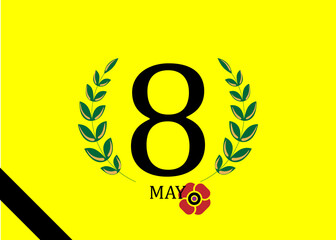 May 8. Day of Remembrance of the fallen soldiers in the Second World War.