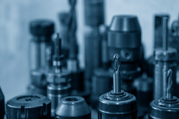 The collection of the  solid  carbide endmill tools for CNC milling machine .The  cutting  tool for machining center.