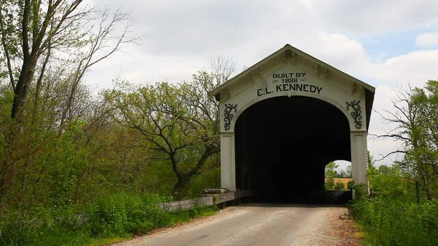 Forsyth Mill Covered Bridge in Indiana, United States