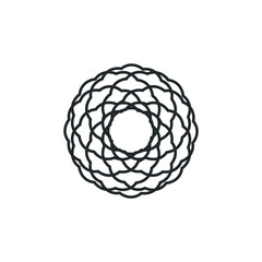 Water lily Lotus logo Flower logo - beauty spa flower symbol wellness health meditation beauty luxury natural fitness yoga lifestyle treatment petals salon organic calming cosmetics