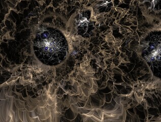 Imaginatory fractal background generated Image