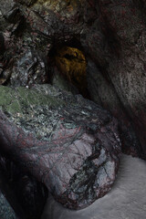 A sea cave at Kynance Cove Cornwalll