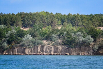 Blick zum Altdöberner See in Brandenburg