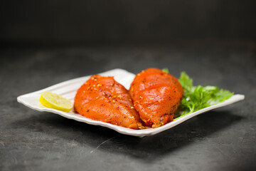 Marinated chicken breast fillet