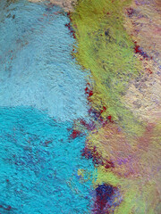 Pastel art texture. Broken color. 