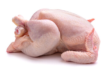 Raw chicken. Isolate on white background