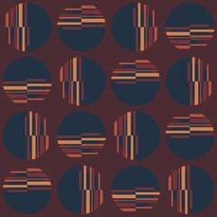 Simple abstract seamless pattern - decorative accent for any surfaces.