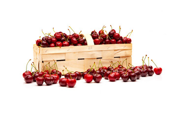 Kirschen im Spankorb