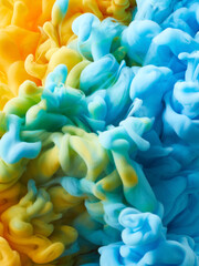 Ink in water. Abstract background