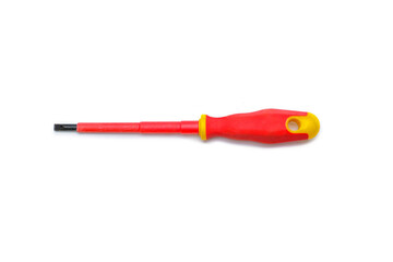 Fototapeta premium Top view of electrical screwdriver