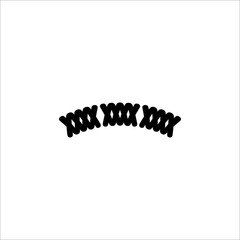 Crown flat icon. Simple style fashion award poster background symbol. Logo design element. T-shirt printing. Vector for sticker.