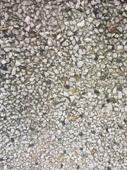 Pared con revoque de piedras