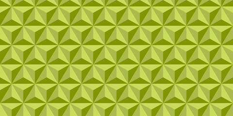 3D Triangle shapes background. Seamless pattern.Vector. 立体三角パターン