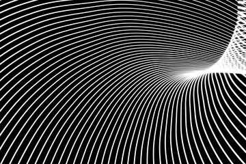 Naklejka premium long exposure white light lines