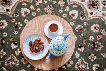 Ramadan tea set-up