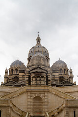 Catedral en la ciudad de Marsella o Marseille en el pais de Francia o France