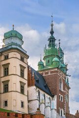 Fototapeta na wymiar Sigismund Tower, Krakow, Poland