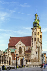 Fototapeta na wymiar Church of St. Andrew, Krakow, Poland