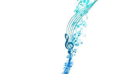 sfondo, note, note musicali, pentagramma, musica
